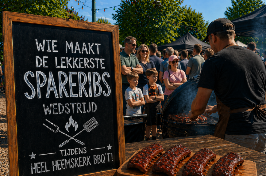 BBQ-wedstrijd voor volwassenen